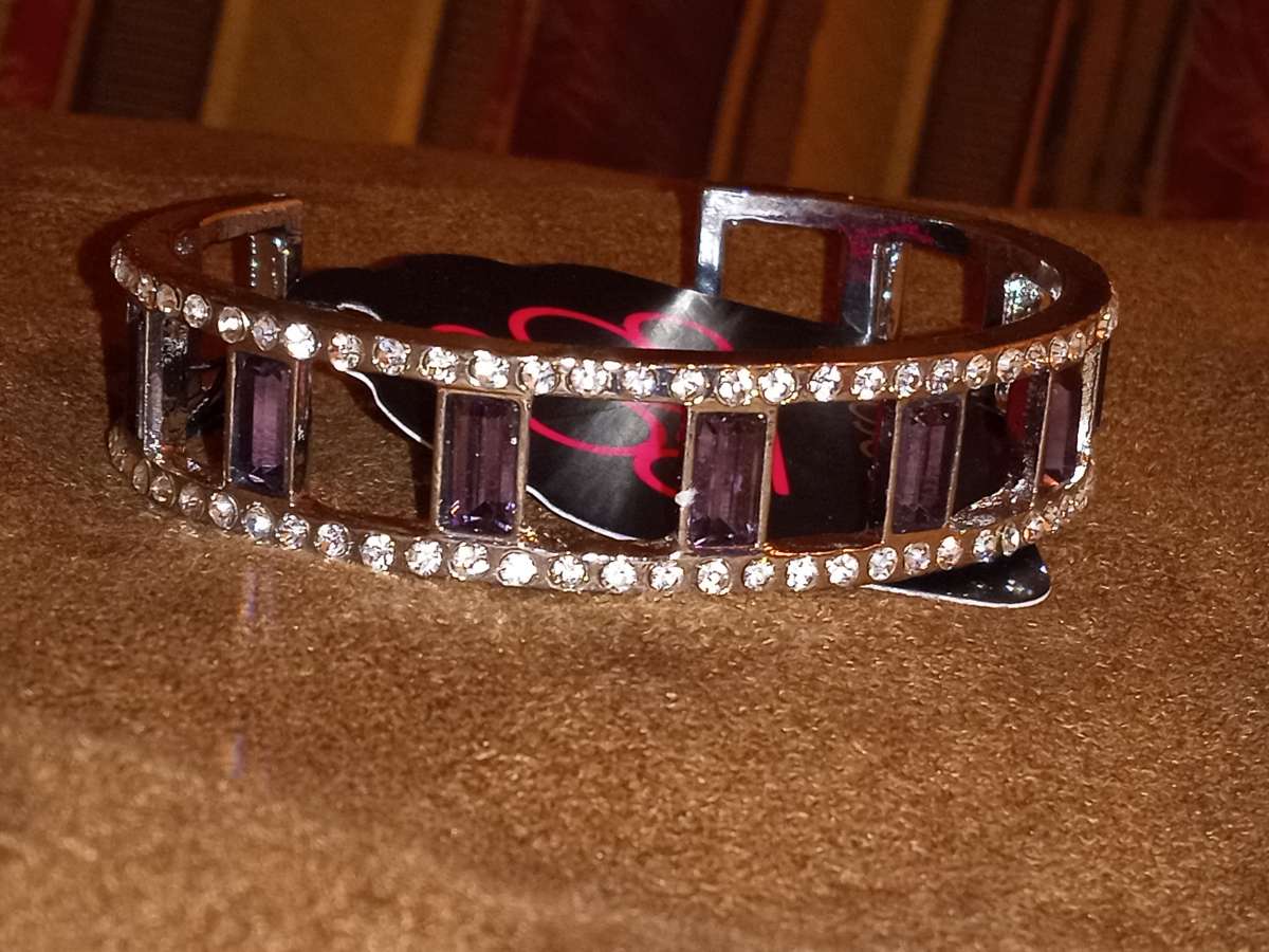 Purple Icing Cuff Bracelet