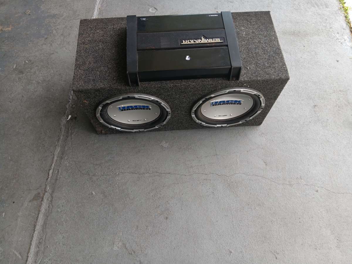 Terminator Amp and speakers