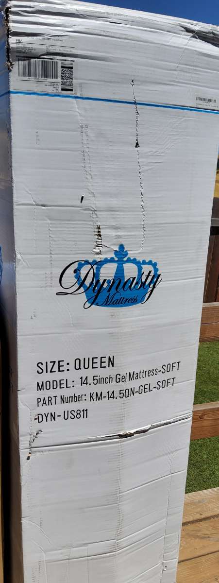 Dynasty Queen 145in gel mattress