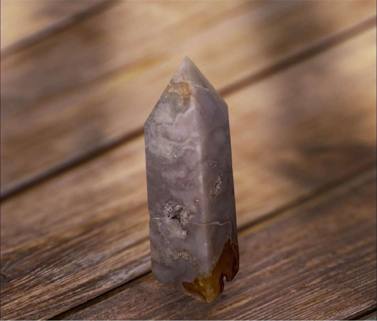Druzy Pink Amethyst Tower
