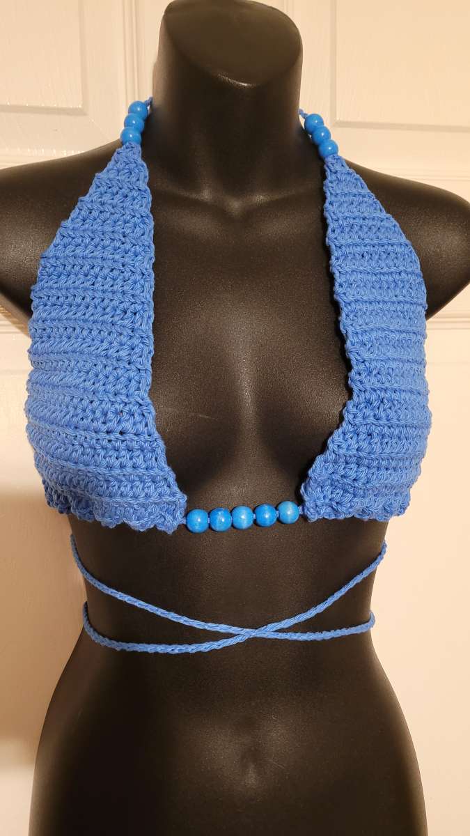 Handmade Crochet Halter Tops