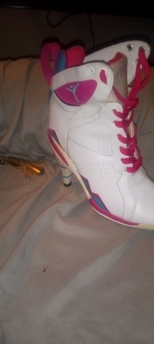 womans Jordan high heel boots