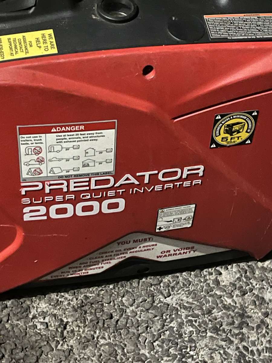 predator generator 2000
