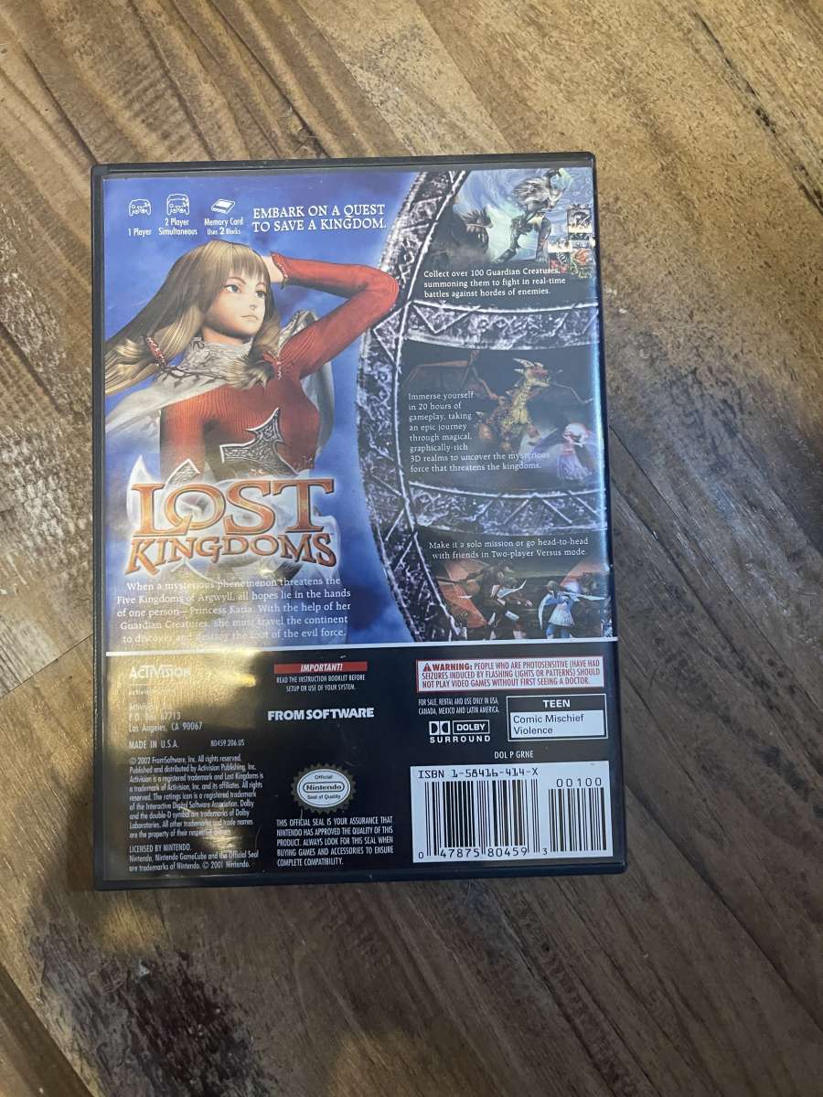 lost kingdoms Nintendo GameCube