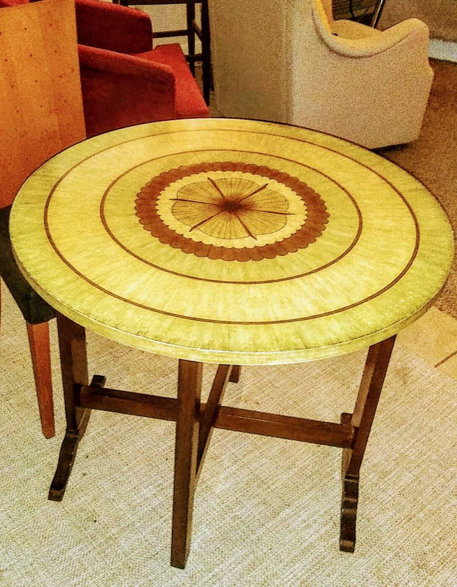 Beautiful Wooden Collapsible Round Table