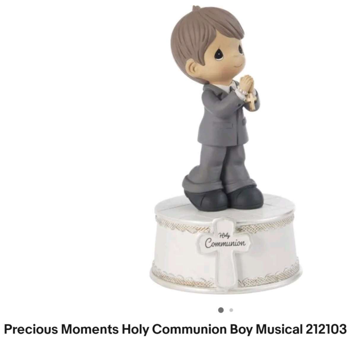 Precious Moments Holy Communion Boy Musical