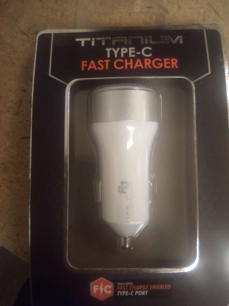 Type C fast dual car charger
