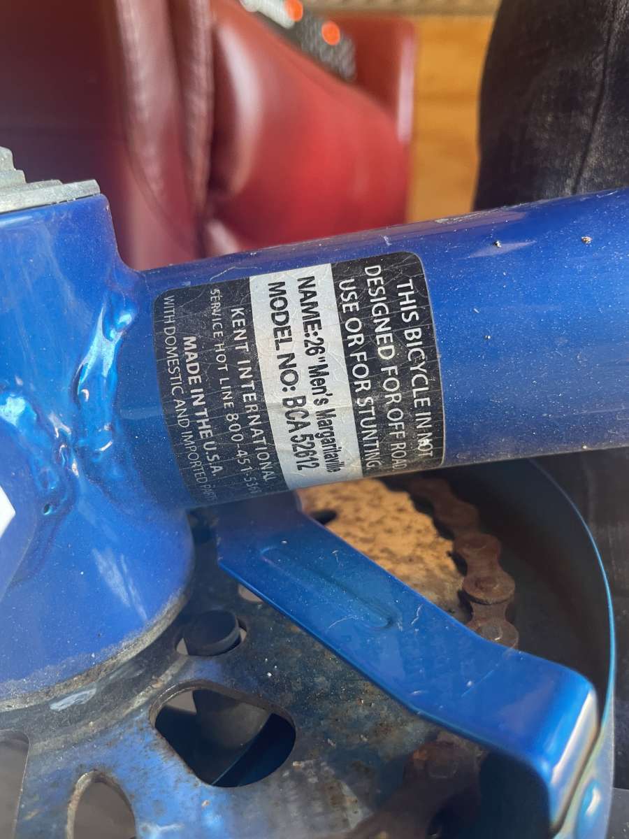 26 MARGARITAVILLE bike