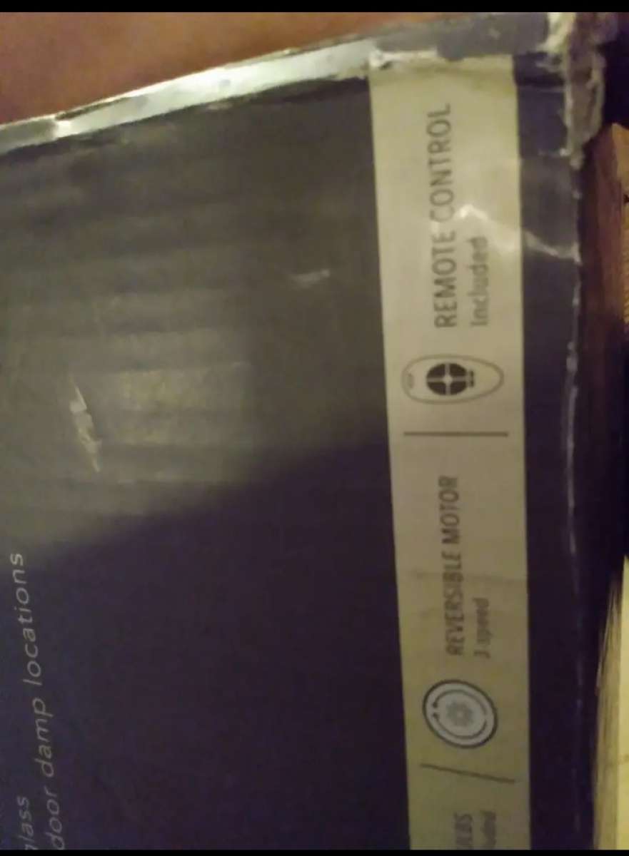 beautiful brand new in box Allen Roth 52 bronze ceiling fan