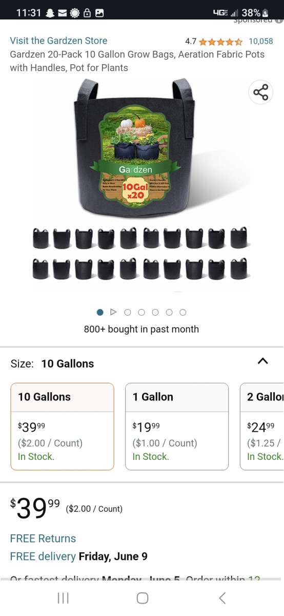 Patio and garden supplies