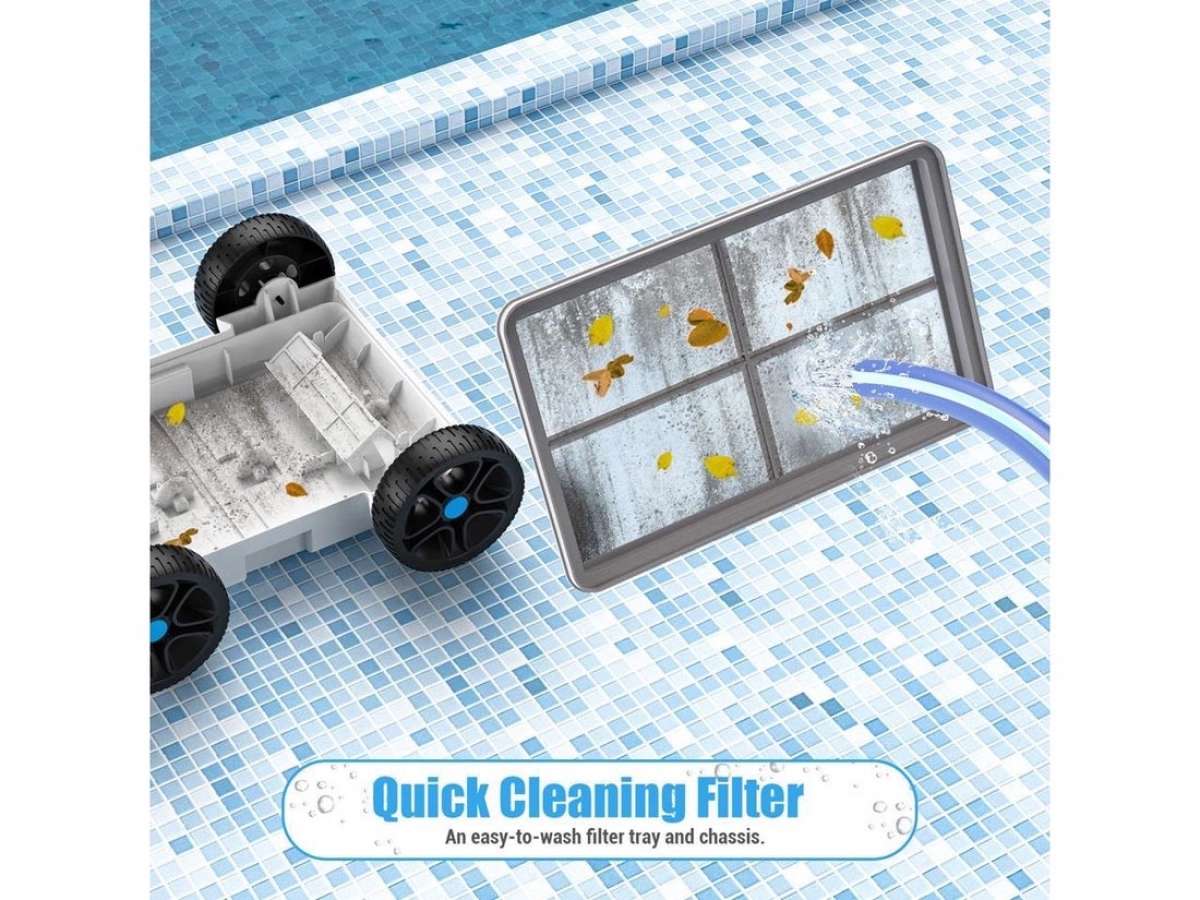 QOMOTOP CORDLESS Rechargeable ROBOTIC POOL CLEANER Up to 90