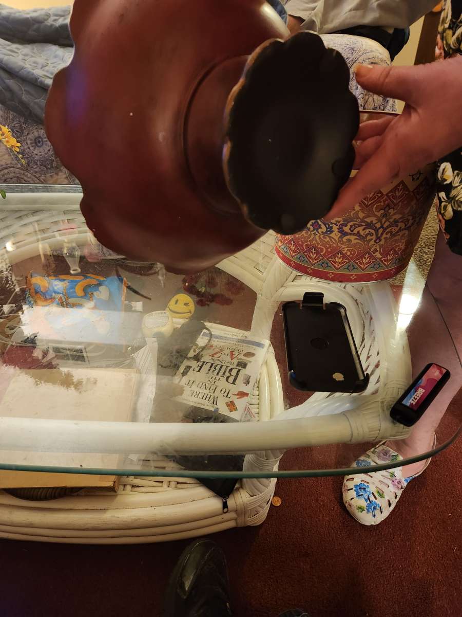 bowl and Decorative apples