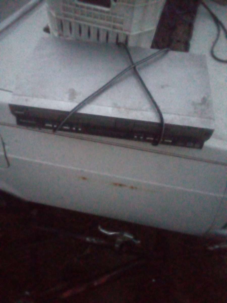 CD and DVD player and a radio
