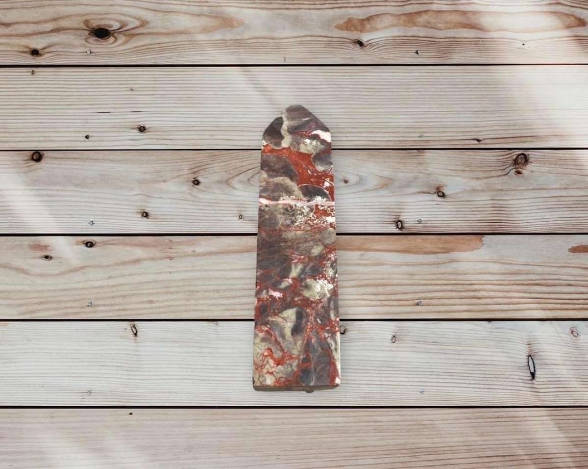 Money Agate Crystal Tower