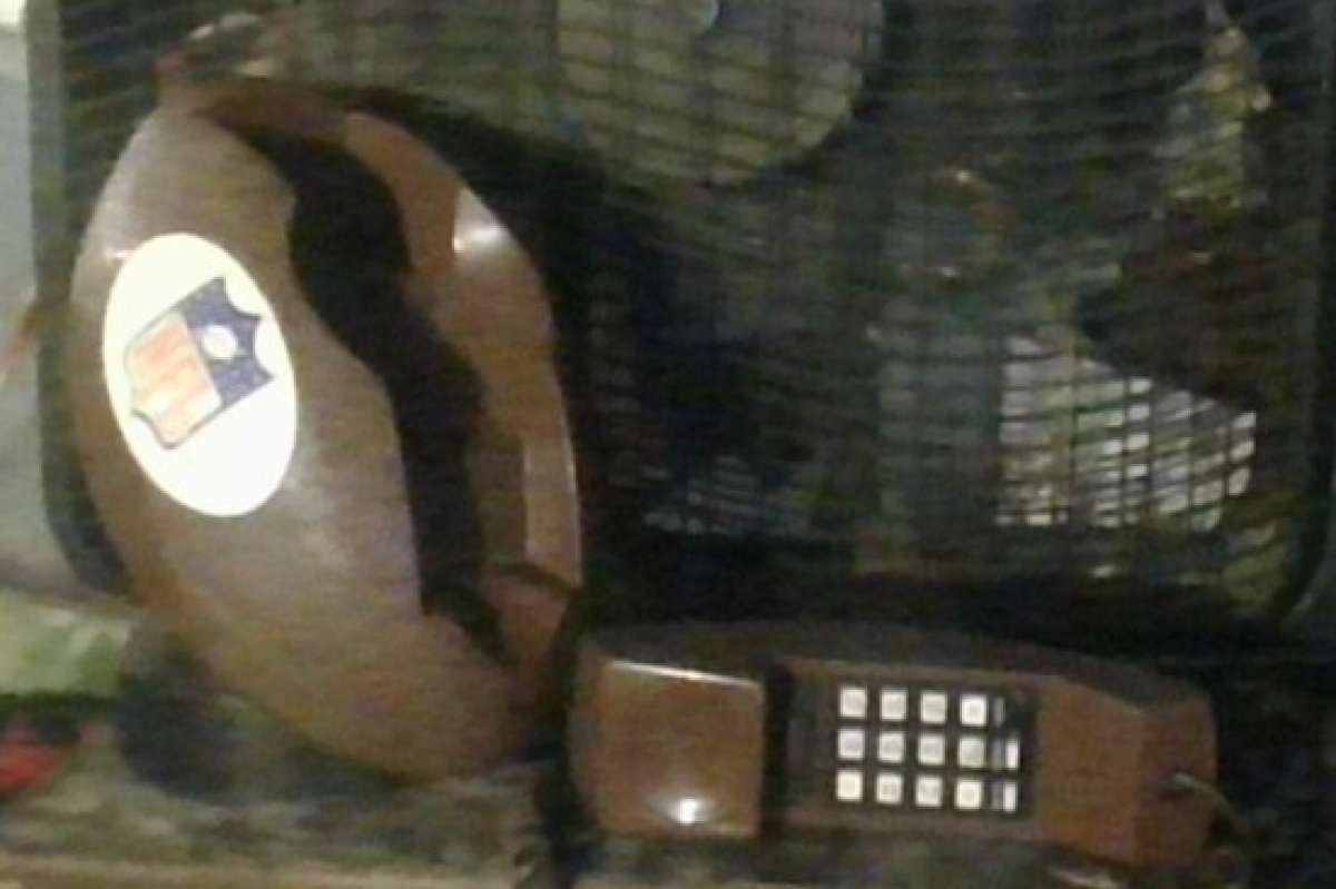 Phone shaped like NFL  Football