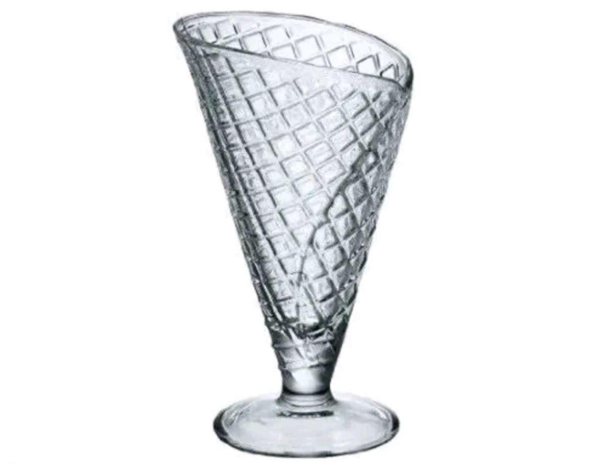 Waffle Cone Ice Cream Sundae Gelato Dessert Bowls Set 6