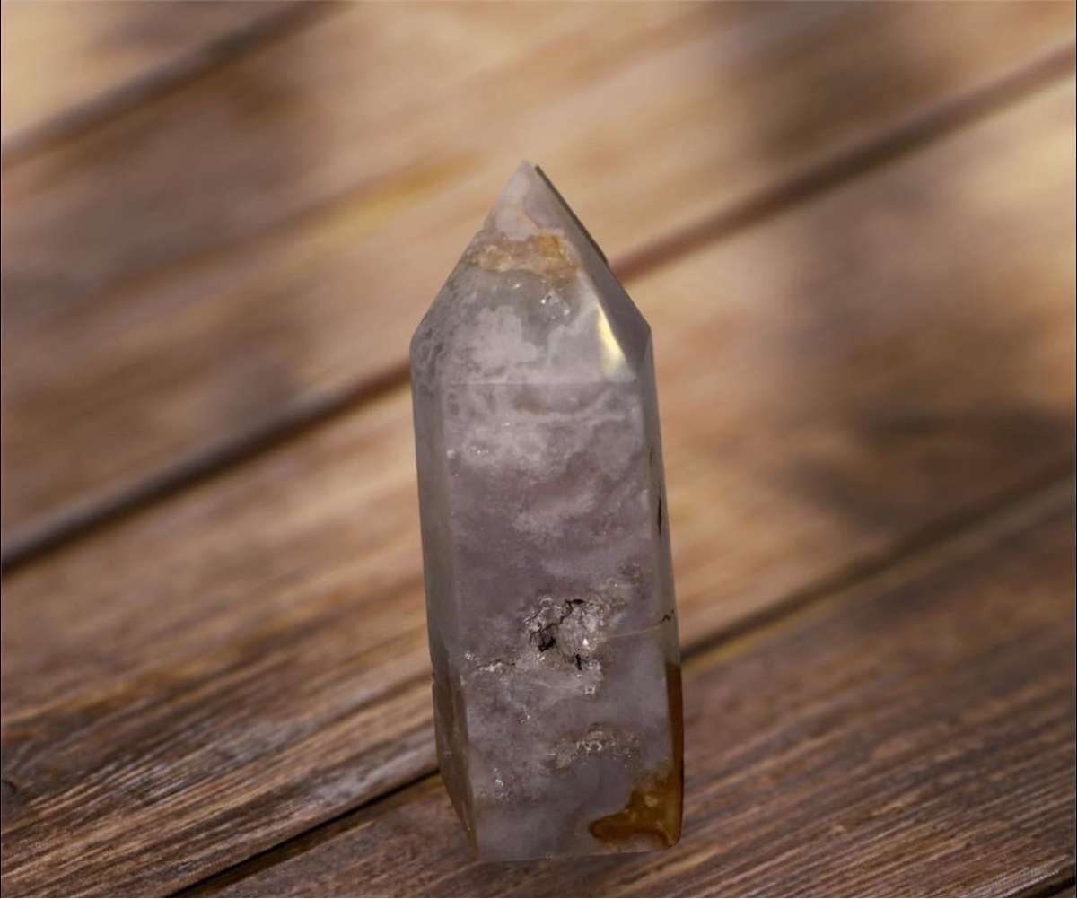 Druzy Pink Amethyst Tower