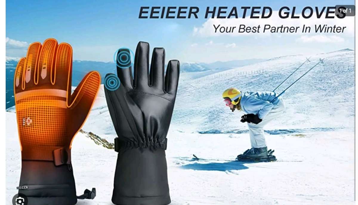 EEIEER Heated Gloves for Women Men Rechargeable