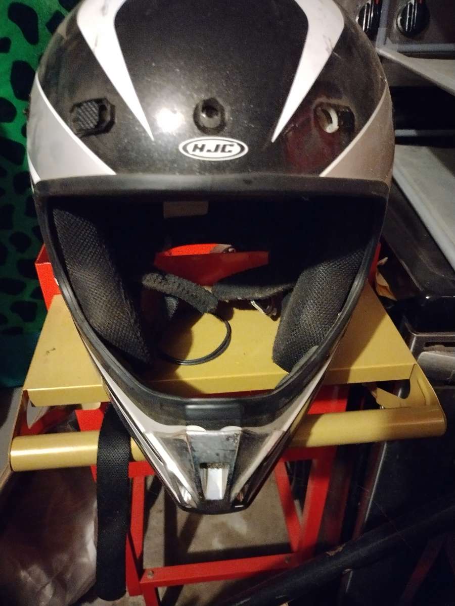 motorcycle or dirt bike helmet