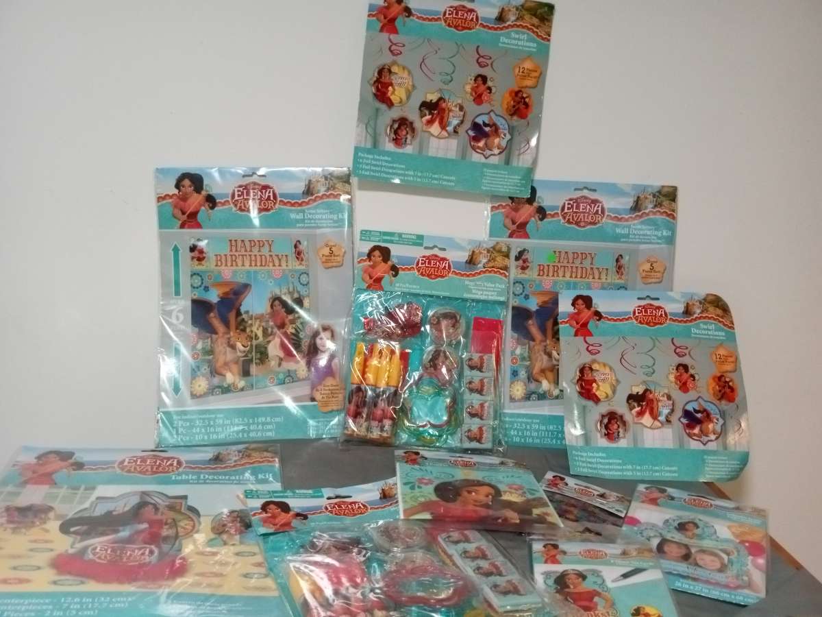 Disney Elena party supplies