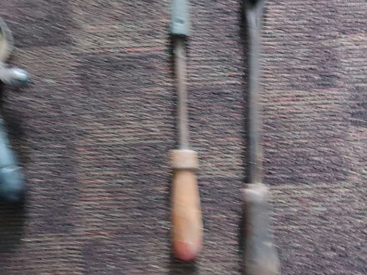 2 vintage solderig rods w copper tops