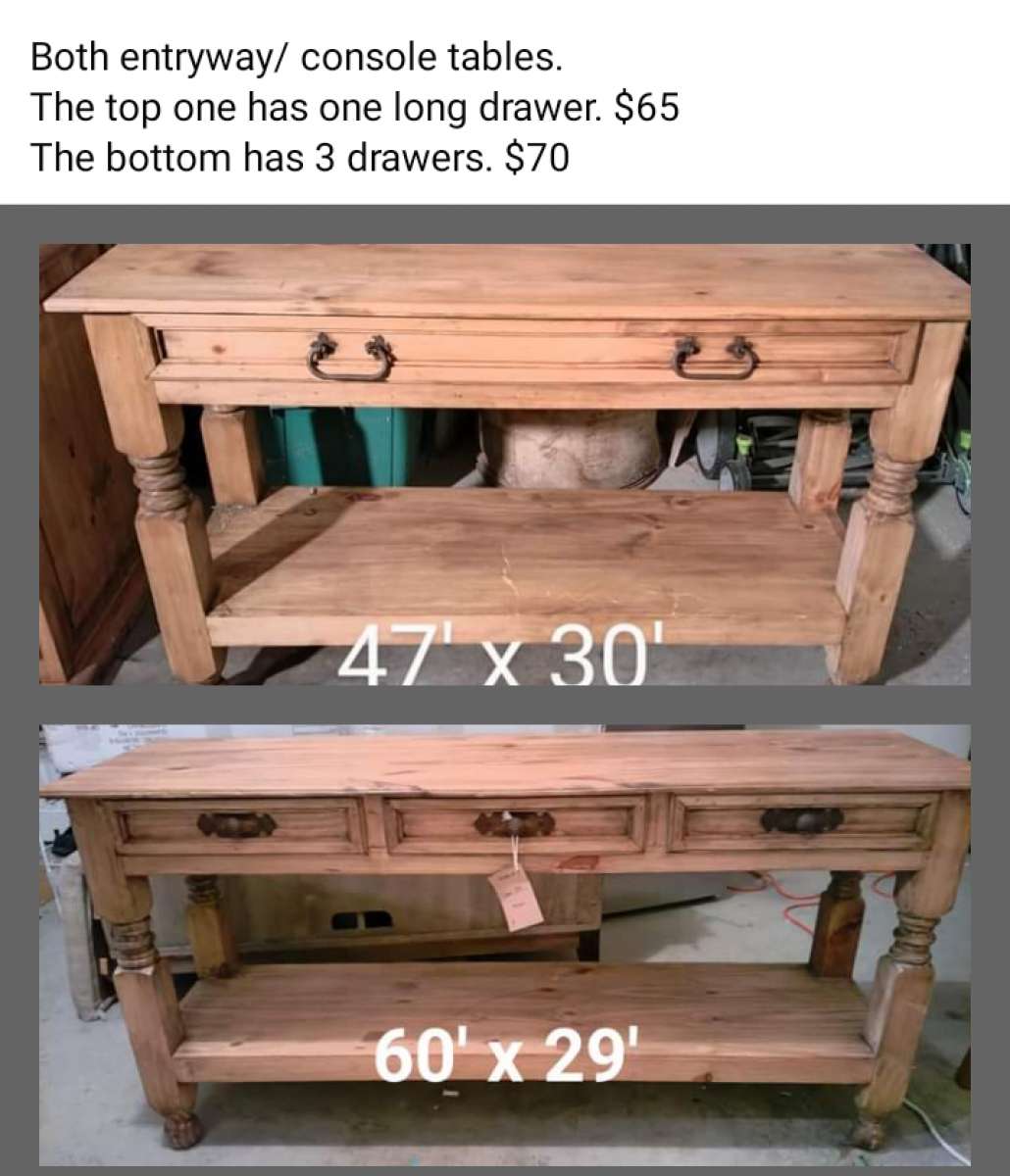 rustic wood furniture