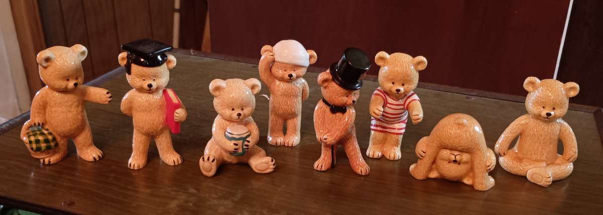 Danbury mint bone China bear collection