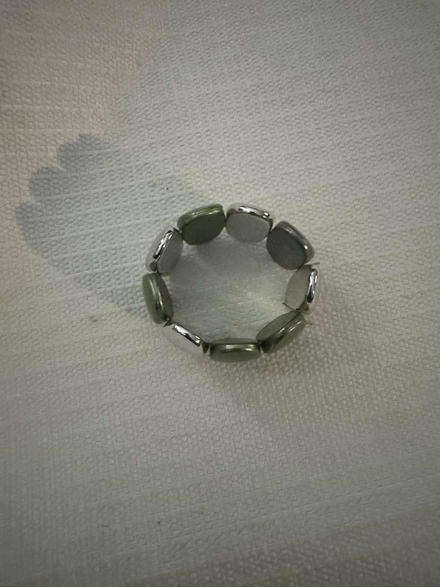 Green and Silver bracelet