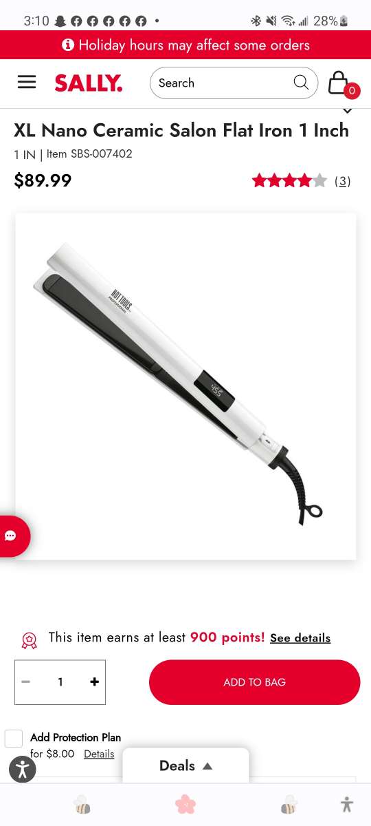 Salon Professional Digital Flat Iron