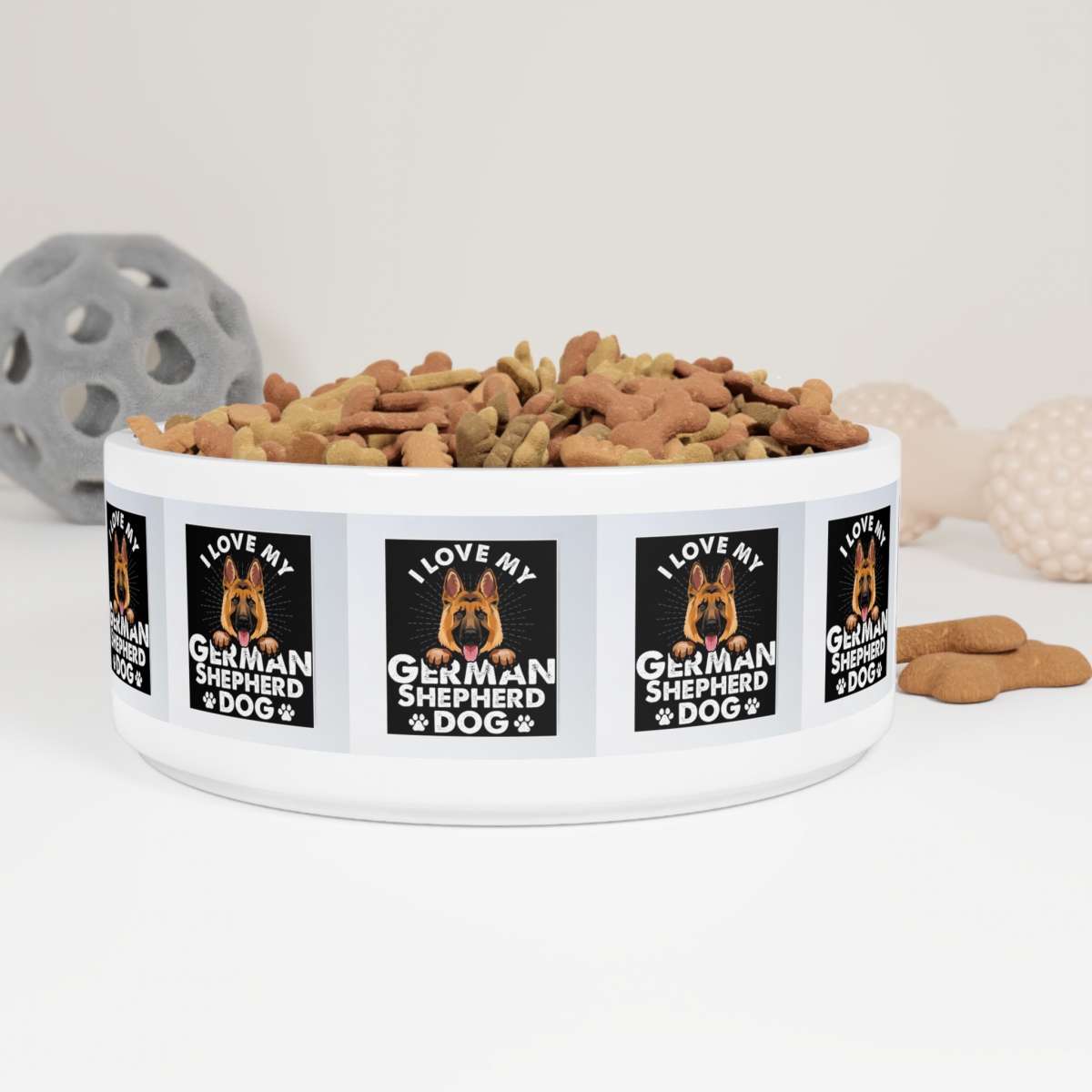 Customized dog bowl