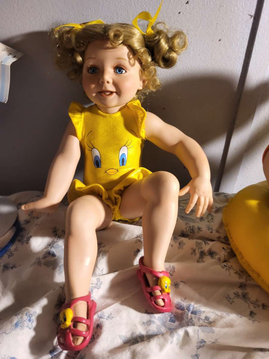 antique baby girl doll