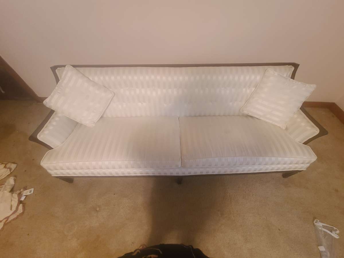 beautiful white couch