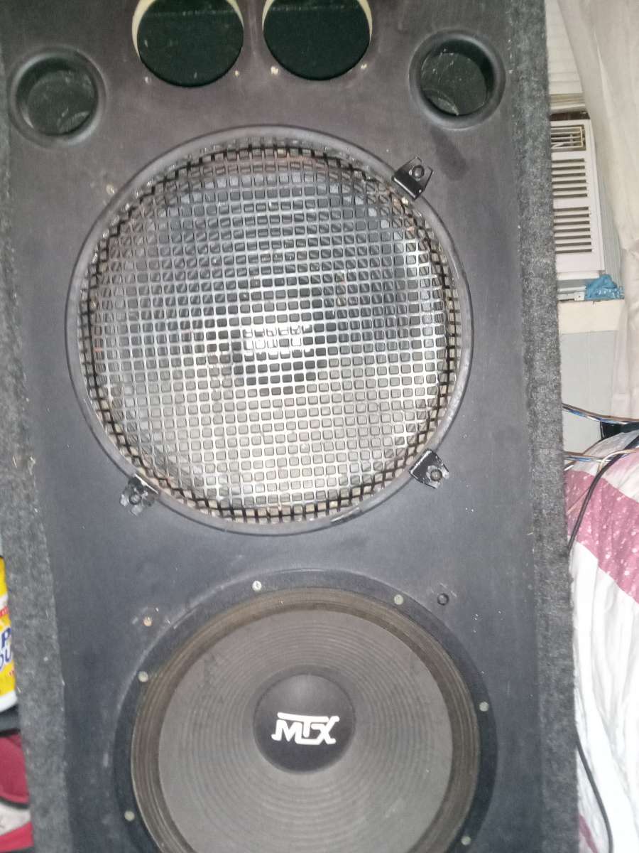 15in MTX SS speakers