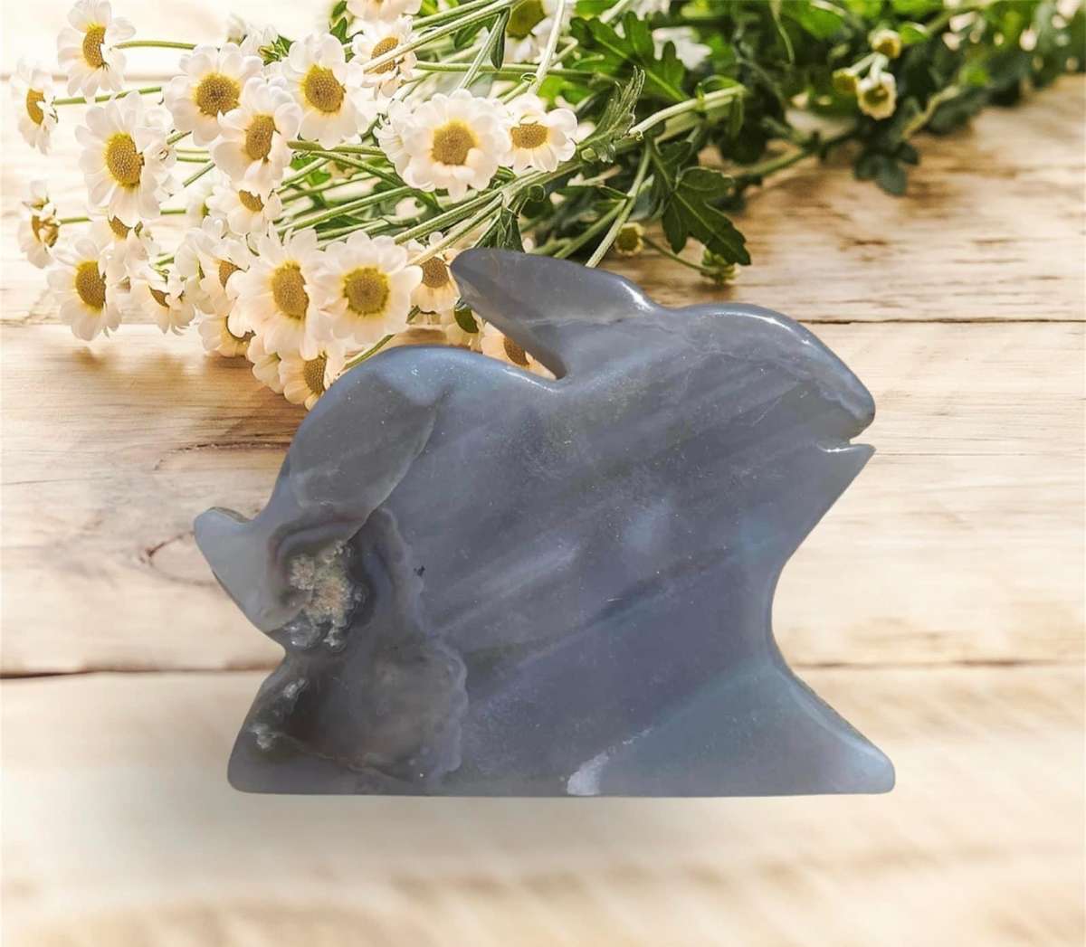 Druzy Agate Bunny Rabbit Slab