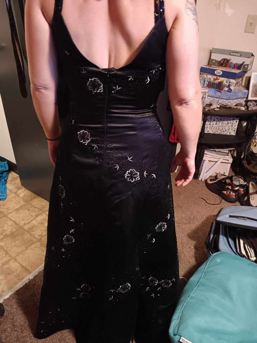 Black and white dress