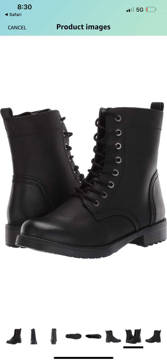 Womens or Girls Amazon Combat Boots