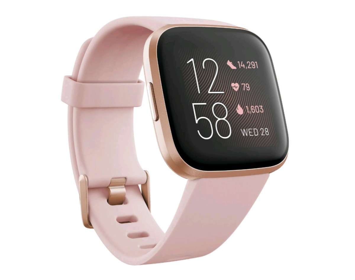 Fitbit Versa 2 Activity Tracker  PetalCopper Rose new Open B