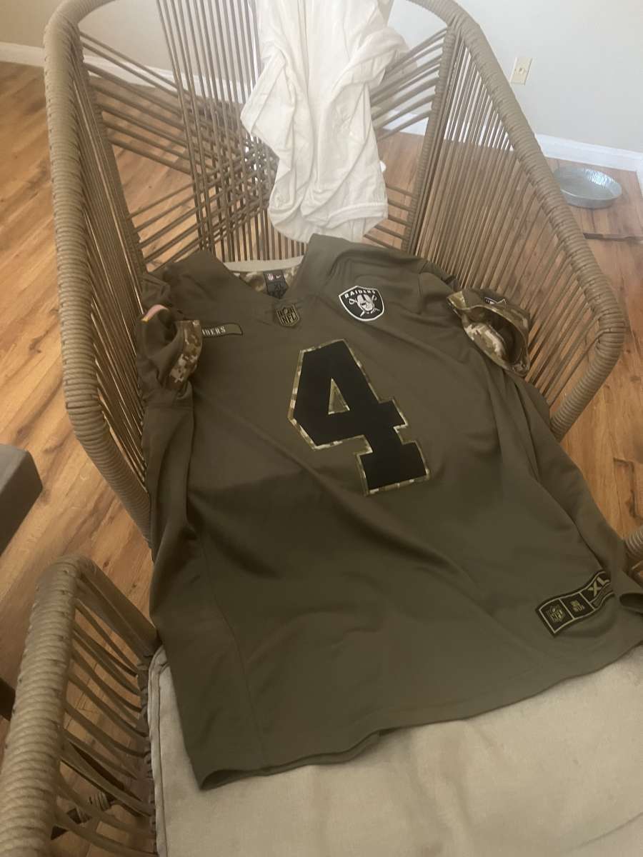 Derek Carr raiders jersey