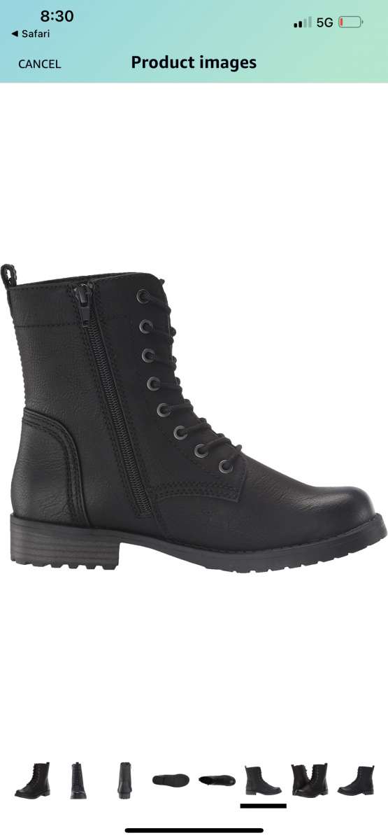 Womens or Girls Amazon Combat Boots