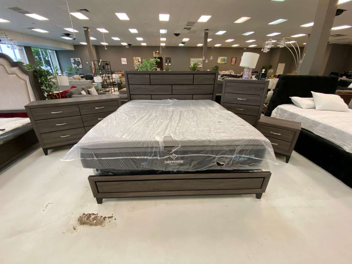 Akerson Drif wood 5 pcs Bedroom Set SameNext Day Delivery Op