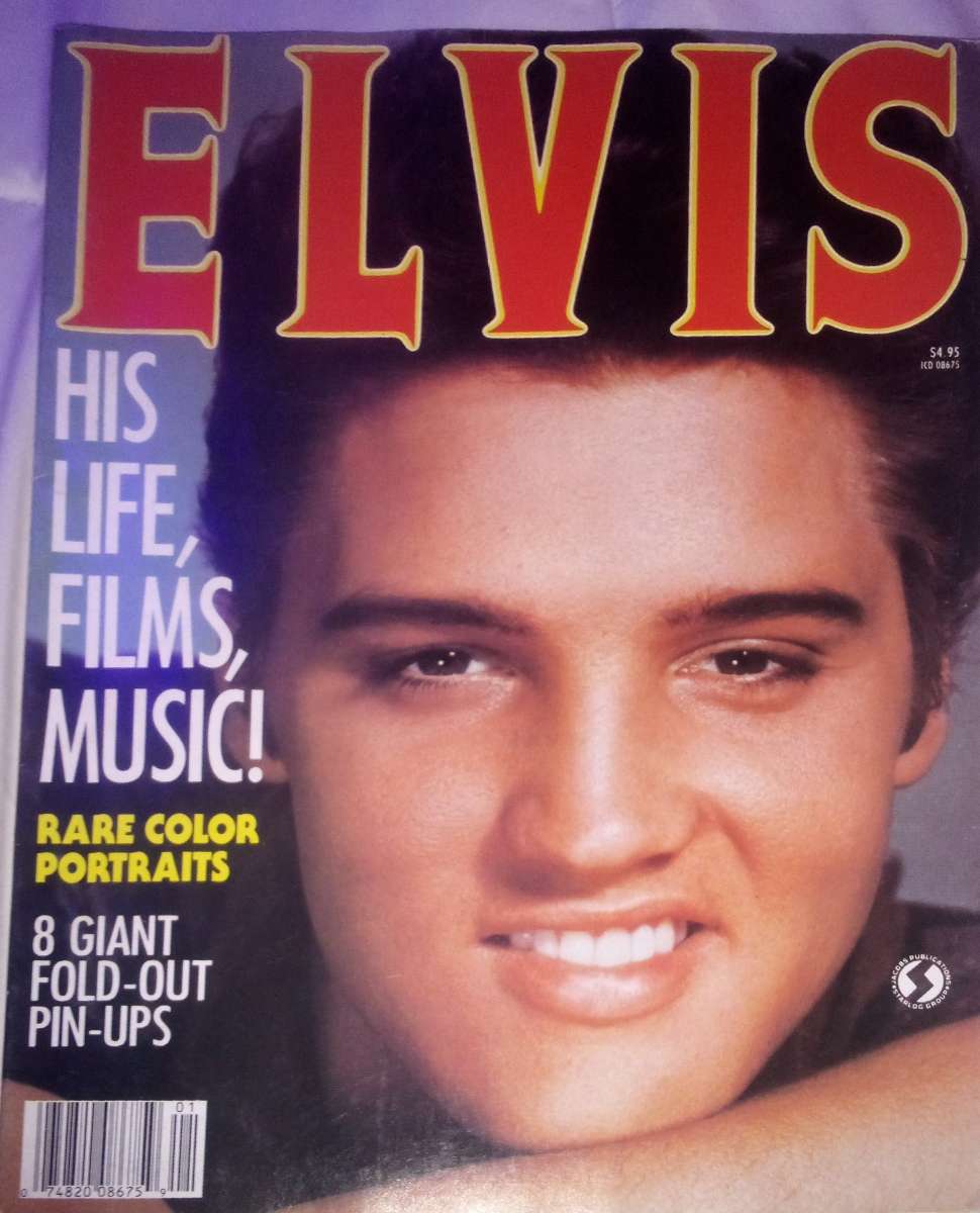 1987 ELVIS PRESLEY MAGAZINE HIS LIFE FILMS AND MUSIC