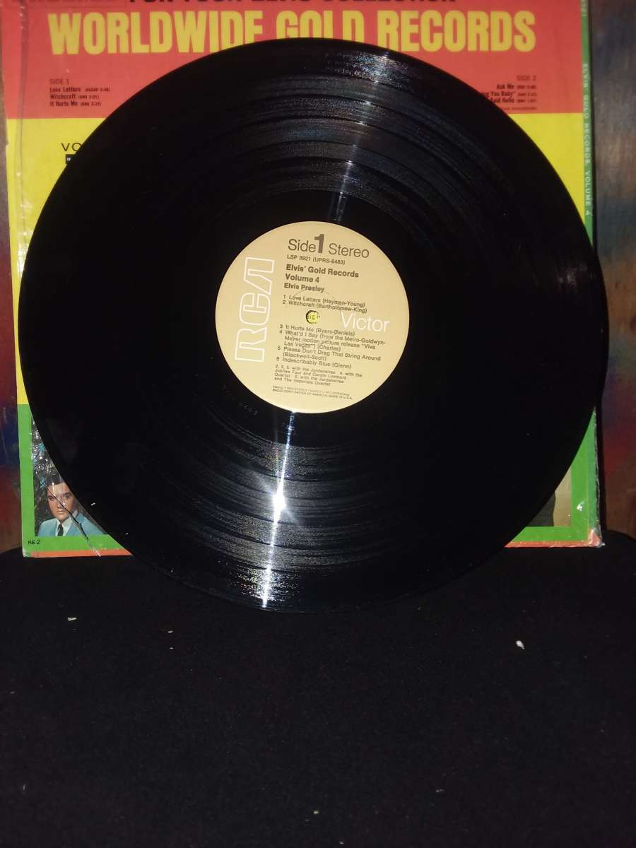Elvis gold records Volume four vinyl record