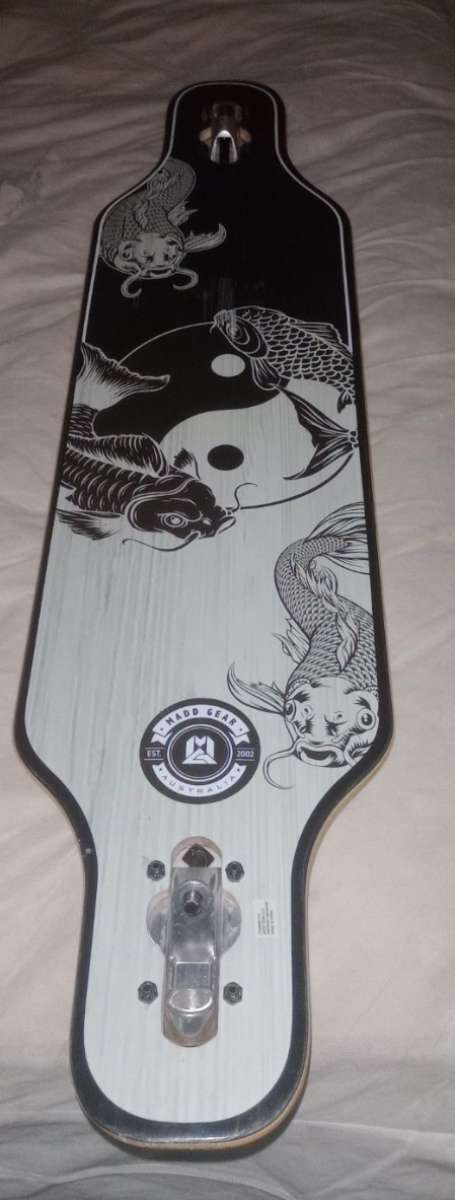 yin and yang longboard