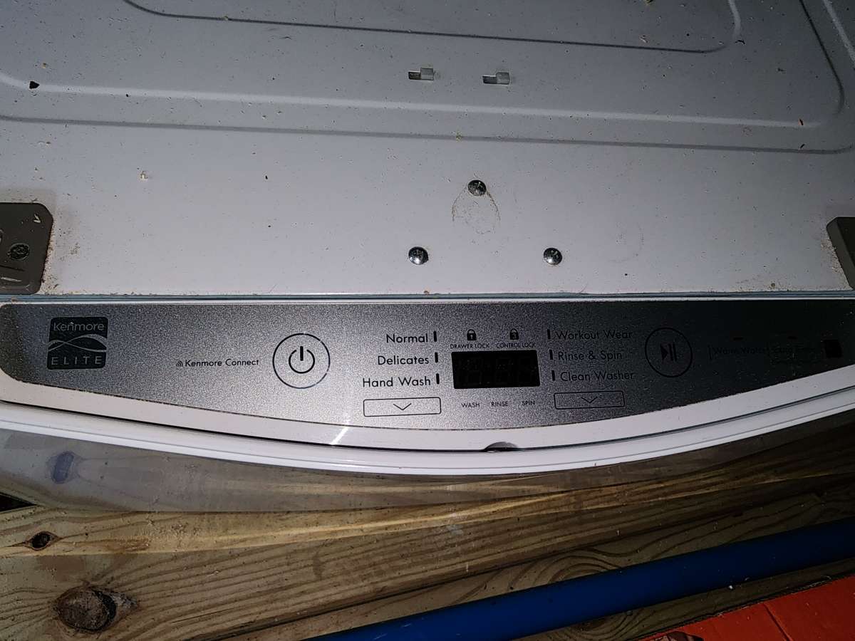 kenmore elite pedestal washer