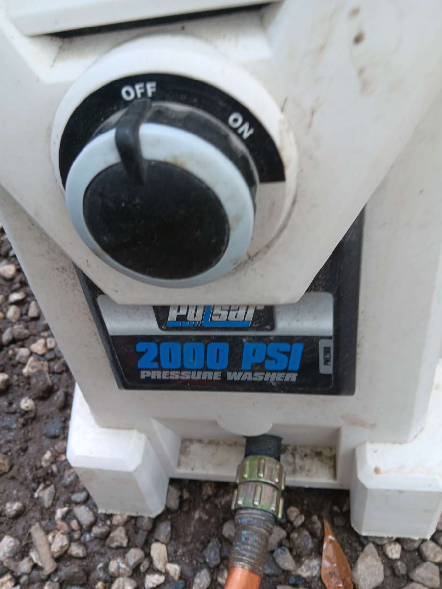2000psi pressure washer