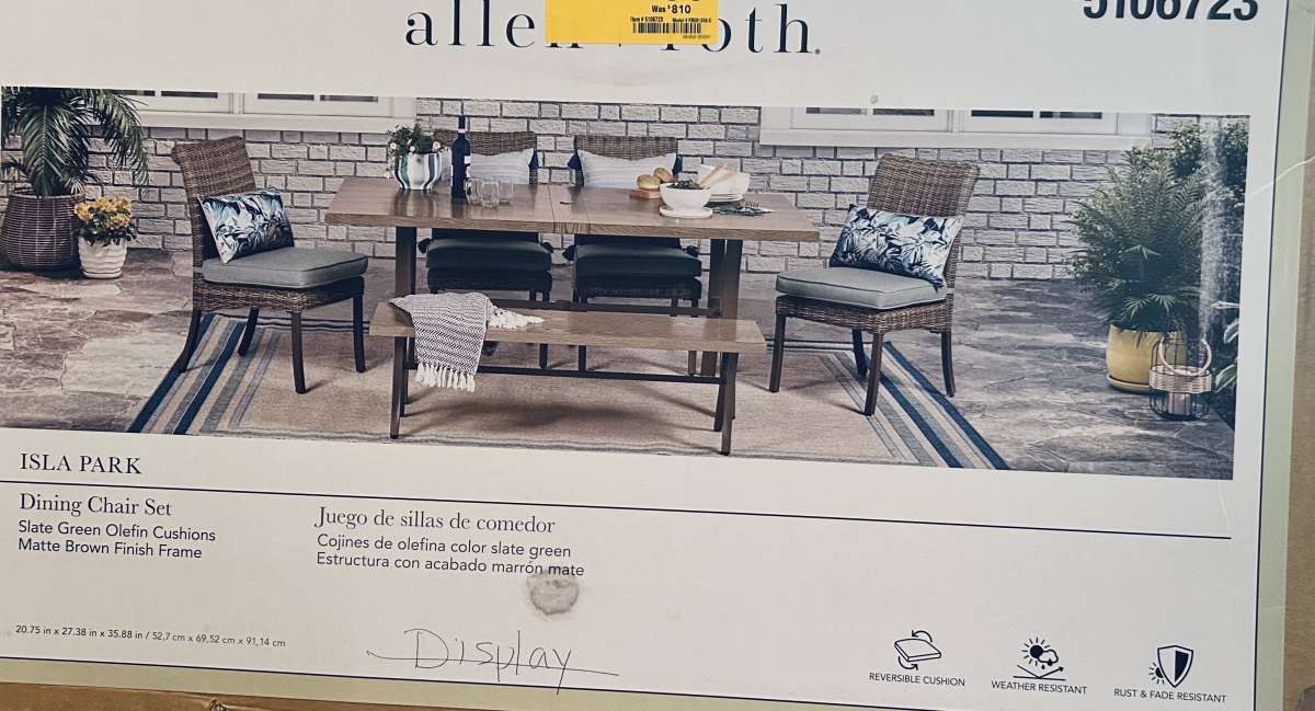 patio furniture chair set