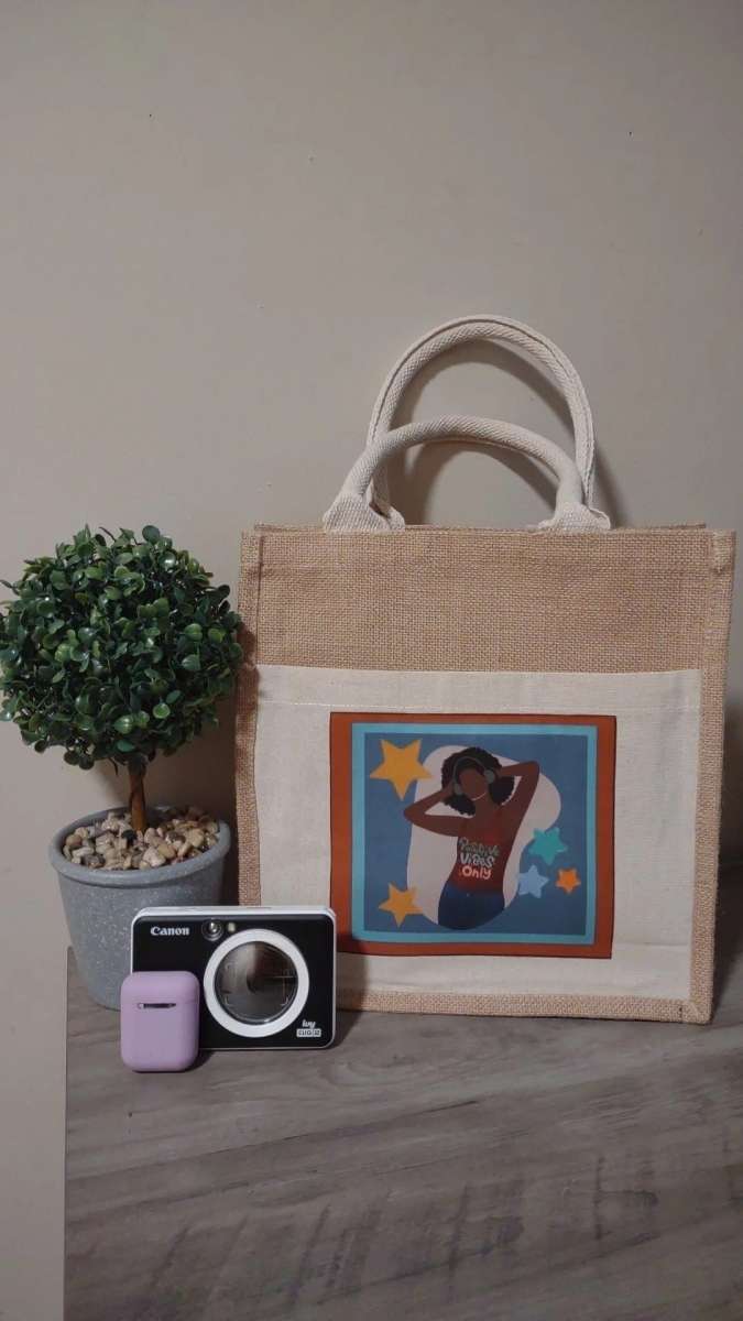 Jute Bag with frontal pocket