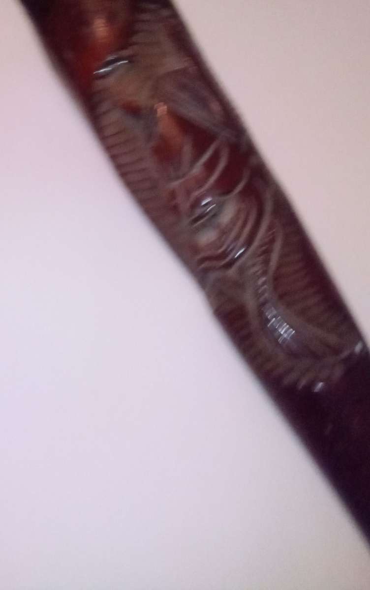 Japanese carved witch cigarette holder