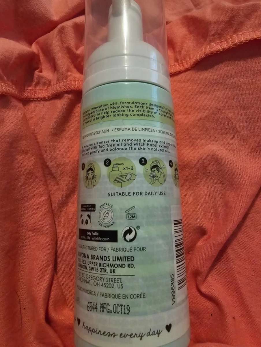 Oh K Sos Oil Balancing Mousse Cleanser