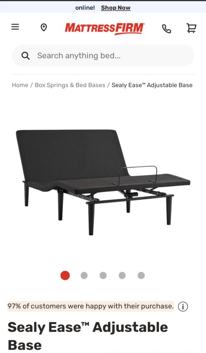Brand New adjustable base Tempur Sealy